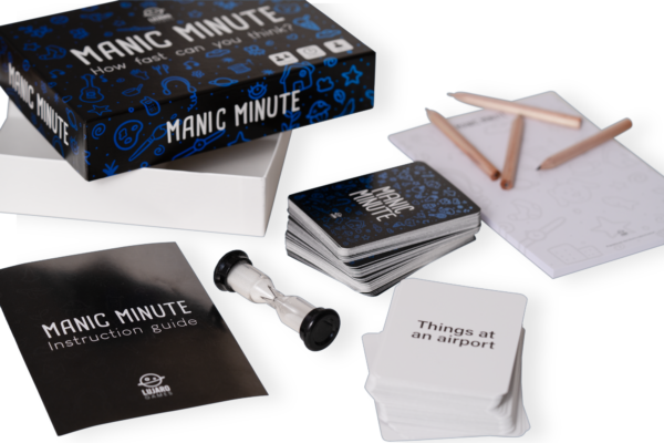 Manic Minute Original Edition Inside the box